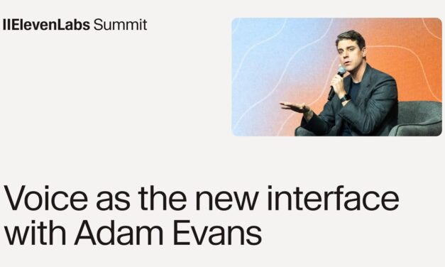Adam Evans at the ElevenLabs Summit