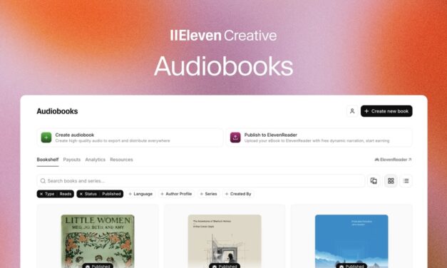 Introducing Audiobooks in ElevenCreative